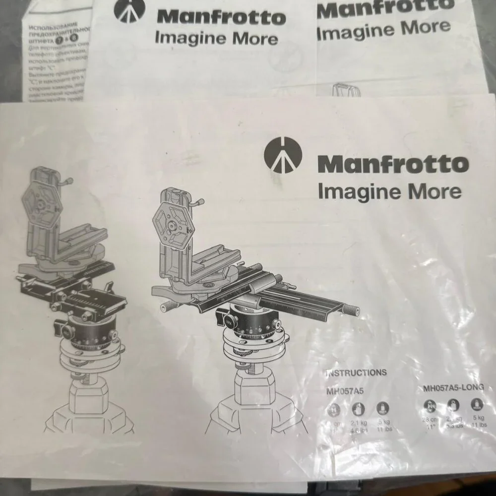 Manfrotto MH057A5 360 Virutal tour Panorama Head